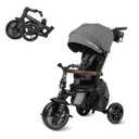 QPlay Toddler Bike Stroller for Baby 10 Months to 6 Years Old, 8-in-1 Foldable Stroller Bike for Toddlers 3-5 Boys & Girls Gifts Trike Adjustable Handle, Triple Footrest, Canopy & Storage Bag