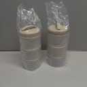 Termichy Stackable Formula Dispenser Portable Milk Powder Container, 2 Pack, Warm Grey