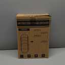 PRAKI Airtight Food Storage Containers Set with Lids - 24 PCS, BPA Free Kitchen and Pantry Organization, Plastic Leak-proof Canisters for Cereal Flour & Sugar - Labels & Marker (Black)