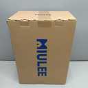 MIULEE Pinch Pleated Thick Linen Curtains 96 Inches 4 Panels Set Ivory Cream Back Tab Memory Trained Pinch Pleat Semi Sheer Light Filtering Privacy Curtains Window Drapes for Living Room Bedroom Birch