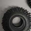 INJORA 1.9 Crawler Tires 120mm Rubber All Terrain Wheel Tires for 1/10 RC Rock Crawler Car FCX10 TRX4 Axial SCX10 Redcat Gen8