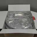 Dog Water Fountain Stainless Steel, 7L/1.8Gal Pet Fountain Water Bowl with Multi-Filtration & Deeper Drinking Aera, Large cat Water Fountain with Water Window & LED, Ultra-Quiet