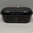 Ahopegarden Hydroponics Growing System kit: 12 Pod Indoor Herb Garden with Smart Environmental Detection LED Grow Light LCD Display Hydroponic Planter for Vegetables Herb Lettuce Home Gardening (Black)