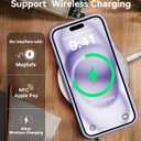 AOTESIER Shockproof for iPhone 15 Plus Case, [Food Grade Silicone] Phone Case [Military Drop Protection] with Soft Anti-Scratch Microfiber Lining, 6.7 inch, Light Purple