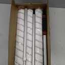 10pcs 12"-18" Adjustable Large Paint Roller Kit: 1-5Ft Aluminum Extension Poles, Brush & Roller Cleaner, Ergonomic Handle, 18" Nylon Covers for Walls, Ceiling, Floors, Interior, Exterior Painting (Grey, Orange)