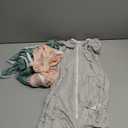 PuppyPaws Baby Sleep Sack 3-Pack Set, Transitional Swaddle, Sleep Sack 3-6 Months, Wearable Blanket Baby with 2-Way Zipper Summer, 95% Rayon derived from Bamboo, 5% Spandex (Green&grey&pink)