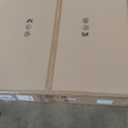 13.4" Small 4-Light Modern Glass Chandelier Light Fixtures Mini Black 2-Tier Crystal Chandeliers for Dining Room Round Hanging Ceiling Pendant Lighting for Kitchen Island Entryway Hallway