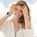 2 x DaQin Nylon Sport Loop Compatible with Apple Watch Band 40mm 38mm 41mm 42mm 44mm 45mm 46mm 49mm, Soft Breathable Braided Wristband for iWatch Band for Women Men Series 11 10 9 8 7 6 5 4 3 2 1 SE Ultra (AuroraBlue)