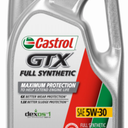 Castrol GTX Full Synthetic 5W-30 Motor Oil, 5 Quarts