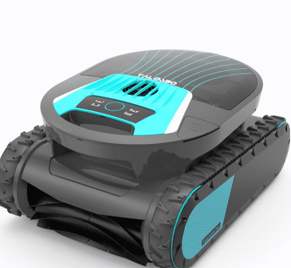 Talosbo Pleco Pro Cordless Robotic Pool Vacuum Cleaner Automatic Pool Robot with Wall Climbing for Inground Pools Floors Walls and Waterlines,App Control,210 Min Runtime