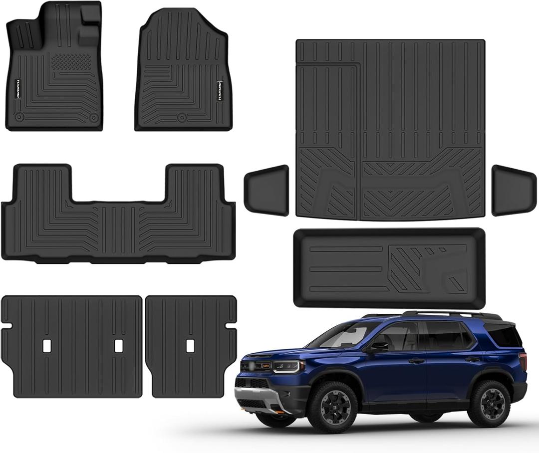 Floor Mats & Trunk Mat & Backrest Mats for 2026 Honda Passport
