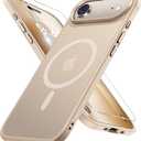 Miracase Magnetic for iPhone Air Case with Screen Protector(Compatible with MagSafe), Slim Thin Translucent Matte Military-Grade Protected Phone Cover for iPhone 17 Air 6.5", Space Black