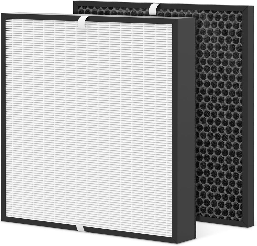 EJ120 Replacement Filter Compatible with EJ Air Purifier, Include Efficiency Filter and Activated Carbon Filter