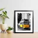 LaVie Home 22x28 Picture Frame Black Poster Frame,Display Pictures 18x24 with Mat or 22x28 Without Mat, Stable and Sturdy Frame and Polished Plexiglass, Horizontal and Vertical Format of The Walls