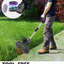 Cordless Weed Wacker, 20V 5.2Ah Battery Powered with Metal Blade, Edger/Mower/Trimmer in 1, (One Battery and Charger)