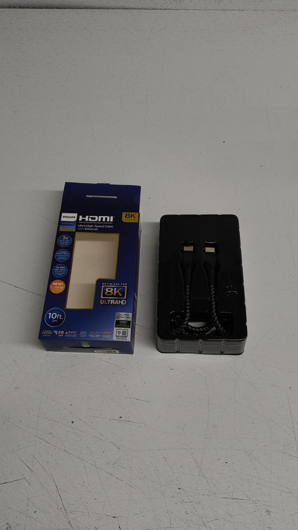 PHILIPS HDMI 8K HDR Ultra High - Speed Cable with Ethernet 10 ft.