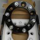 6X5.5 Wheel Spacers, KSP Forged 1"(25mm) 6x139.7mm to 6x139.7mm Thread Pitch M12x1.5 Hub Bore 108mm Adapters for Tacoma 4Runner Tundra FJ Land Cruiser Black, Not Hubcentric