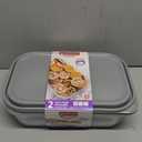 Goodcook Everyware Rectangle 1 Gallon Food Storage Container 2 PK