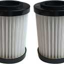 2 Replacement Cartridge Filters - Compatible with Shark Vacuum Filter Parts # EP604 and EU18410, Fits M084500V, M084501V and M084505 Models  (2 Pack) by Crucial Vacuum