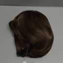HAIRCUBE Brown Bob Wig Short Hair Wigs for Women Highlight Heat Resistant Fibre Synthetic Wig Natural Looking 10 Inch