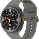 Compatible with Galaxy Watch 8 Band 40mm 44mm/Galaxy Watch 8 Classic Band 46mm, Soft Silicone Sport Strap for Samsung Watch 8 Bands Women Men (Sage Green)