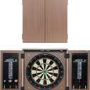Play Platoon Outdoor Dart Board Cabinet - Dartboard Waterproof Enclosure with Darts Scoreboard, Dart Holder & Dartboards Lighting System for Outside Bar Games & Game Room
