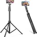 UBeesize 67'' Phone Tripod Stand & Selfie Stick Tripod, All in One Professional Tripod, Cellphone Tripod with Wireless Remote and Phone Holder, Compatible with All Phones/Cameras,Load capacity: 1.5 Kg