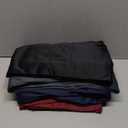 Resinta 4 Pack Boys' Fleece-Lined Open Bottom Sweatpants Boys Athletic Active Jogger Pants with Pockets and Drawstring (X-Large, Royal blue-white, light grey-black, black-red, navy-white)