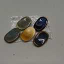 Small Ceramic Spoon Rest 5 pcs (0.55" x 1.45" x 2.16"), Spoon Rest for Stove Top,Heat Resistant Porcelain Spoon Utensil Holder-Kitchen Utensil Rest Table Decor and Accessories