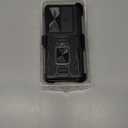 VEGO for Galaxy Z Fold 4 Case with Belt Clip Holster, 360Ring Magnetic Kickstand & Camera Cover & Front Screen Protector, Hinge Protection Shockproof Armor Cover - Black