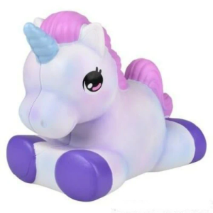 12" Jumbo Laying Squish Unicorn Color May Vary