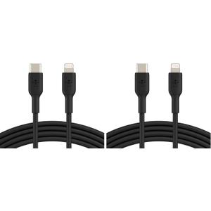 Belkin BoostCharge Fast Charging USB C to Lightning Cable 3.3ft/1M - MFi Certified 18W Power Delivery iPhone Charger Cord - Apple Charger USB C Cable - Fast Charging for iPhone 14, iPhone 13 - Black
