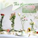 9 Pack Glass Cylinder Vases 10 Inch Tall Clear Flower Vases for Centerpieces, Hurricane Floating Candle Holder Wedding Decorations, Floral Simple Vase Bulk for Party Home Decor (3.35 x 10 Inch)