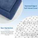 ILPEOD Baby Play Mat for Floor Nursery Rug Muscle Mat Area Rug Playroom Rug 79"x138" Playpen Mat Elastic Foam 1.3" Thick Crawling Mat for Babies,Toddlers, Infants, Kids,Sapphire Blue