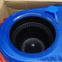 O-Cedar RinseClean Spin Mop and Bucket System, 2 Extra Mop Heads, Removes 99% of Bacteria, Microfiber, Standard