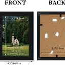 HORLIMER 3.5x5 Picture Frame Set of 12, Black Picture Frames Display 3.5 by 5 Photo for Wall or Tabletop