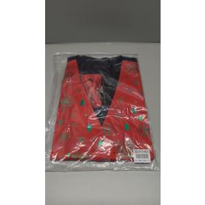 DiBanGu Christmas Suit Vest for Men Fun Snowflake Waistcoat Bow Tie Pocket Square Cufflinks Set Festival Party Gifts S