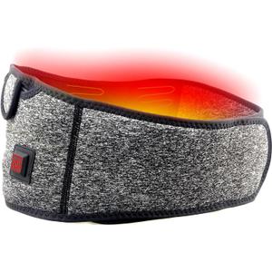 CordlessHeated Back Belt Heating Pad for Lower Back Pain ReliefWaist Wrap with 3 Heat Levels, Battery Not Included