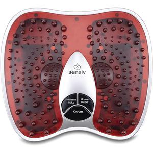 Acupressure Foot Massager for Blood Circulation and Pain Relief for Foot Pain and Plantar Fasciitis Relief Infrared Heat with Adjustable Vibration