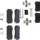 Brake Pads Front and Rear Set Brake Kits Semi-Metallic fits Dodge Charger 2016 6.4L V8 4 Piston Calipers-BR4;6 Piston Calipers-BR7;