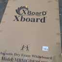 XBoard Magnetic Dry Erase Board 96 x 48 Inches Wall-Mounted, 4'x8' Presentation Whiteboard with Marker Tray, Aluminum Frame White Board for School Office