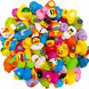 Arttyma Rubber Ducks in Bulk, Assortment Duckies for Jeep Ducking Floater Duck Bath Toys Party Favors (30-Pack)