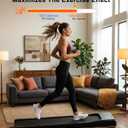 Superun Walking Pad with 6% Incline, Under Desk Treadmill for Home Office, 3 in 1 Portable Walking pad Treadmill with Remote Control, 2.5HP Quiet Mini Treadmills, 300 lbs Capacity