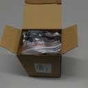 Guojanfon Fireplace Stocking and Garland Hanger, 2 in 1 Mantel Hanger for Garland, Fireplace Stocking Holders for Mantle Garland Hooks for Xmas Holiday Home Party Decoration (Black, 3)