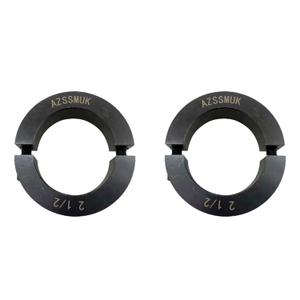 Shaft Collar Bore 2-1/2'' Double Split Black Oxide Set Screw Durable Shaft Collars Suitable for Machinery and Industrial Use 2 Pieces