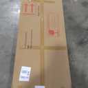 Full Length/Floor Mirror, 71"x 32" Window/Wall Decorative Mirrors, Aluminium Framed Window Pane Mirror, Square Wall Mirror for Entryway, Living Room, Bedroom, Fireplace (Black)