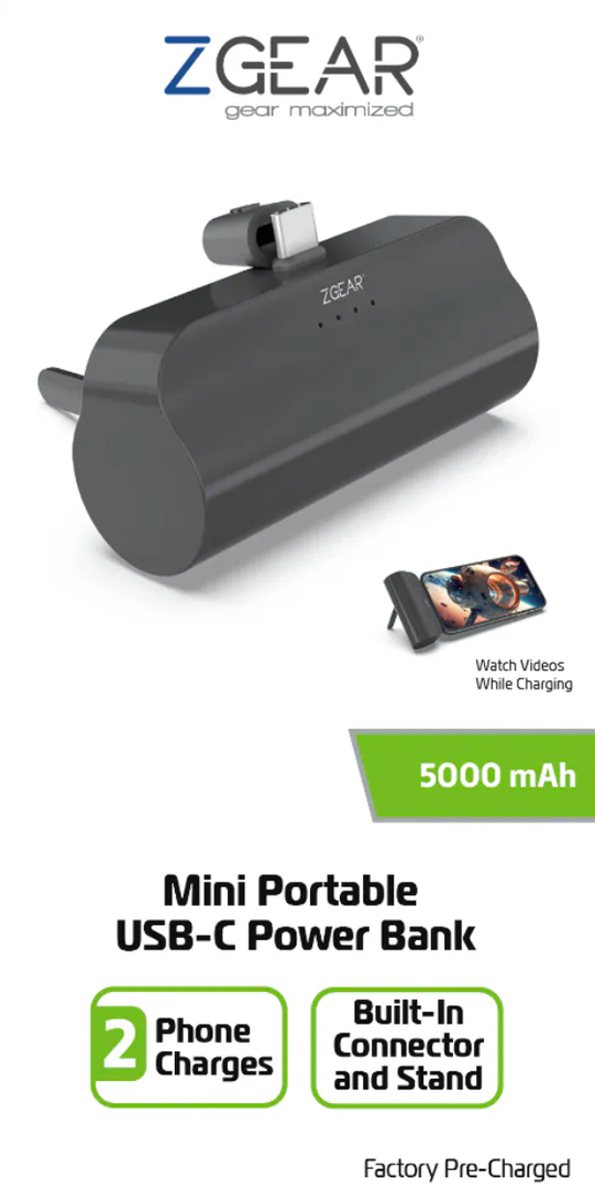 ZGEAR Mini Portable Power Bank