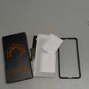 UniqueMe for Samsung Galaxy S25 6.2 inch Privacy Screen Protector,Ultrasonic Fingerprint Compatible[2+2 Pack] 9H Tempered Glass and Camera Lens Protector (Black)