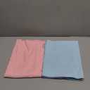 Eunzel 2 Pack Hot Yoga Towel Non Slip Yoga Mat Towel Non-Slip Sweat Absorbent Microfiber Towel for Hot Yoga, Pilates and Workout 72" x 26.5", Pink/Blue