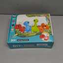 Marstone Toddler Dinosaur Toys for 1 Year Old Boy Gifts: Educational Light Up Sound Building Baby Musical Toys 12-18 Months, Mix and Match Learning Birthday Gift for Kids 1 2 3 Year Old